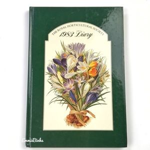 Rare Vintage The Royal Horticultural Society 1983 Diary Hardcover Book / RHS Vtg